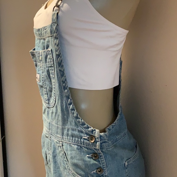 ❌SOLD❌VINTAGE💜Denim overalls - Picture 12 of 16